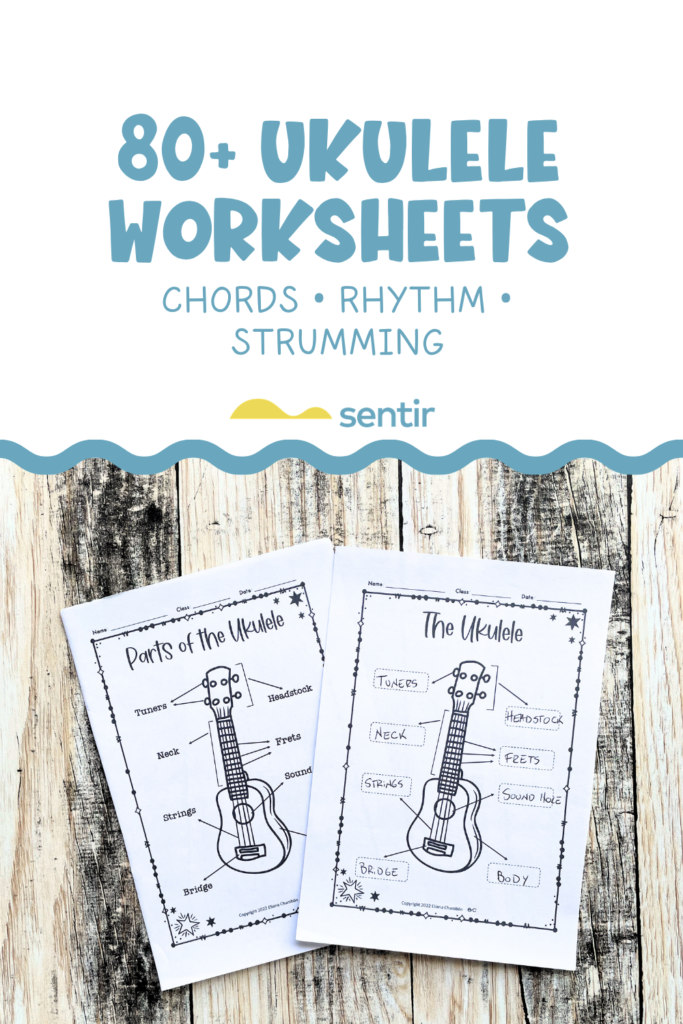 de 80+ Ukulele Worksheets