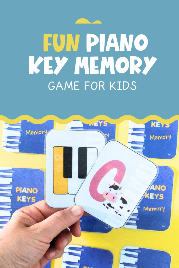 Beginner piano students learning piano keys through printable games, memory activities, and engaging piano lesson resources.