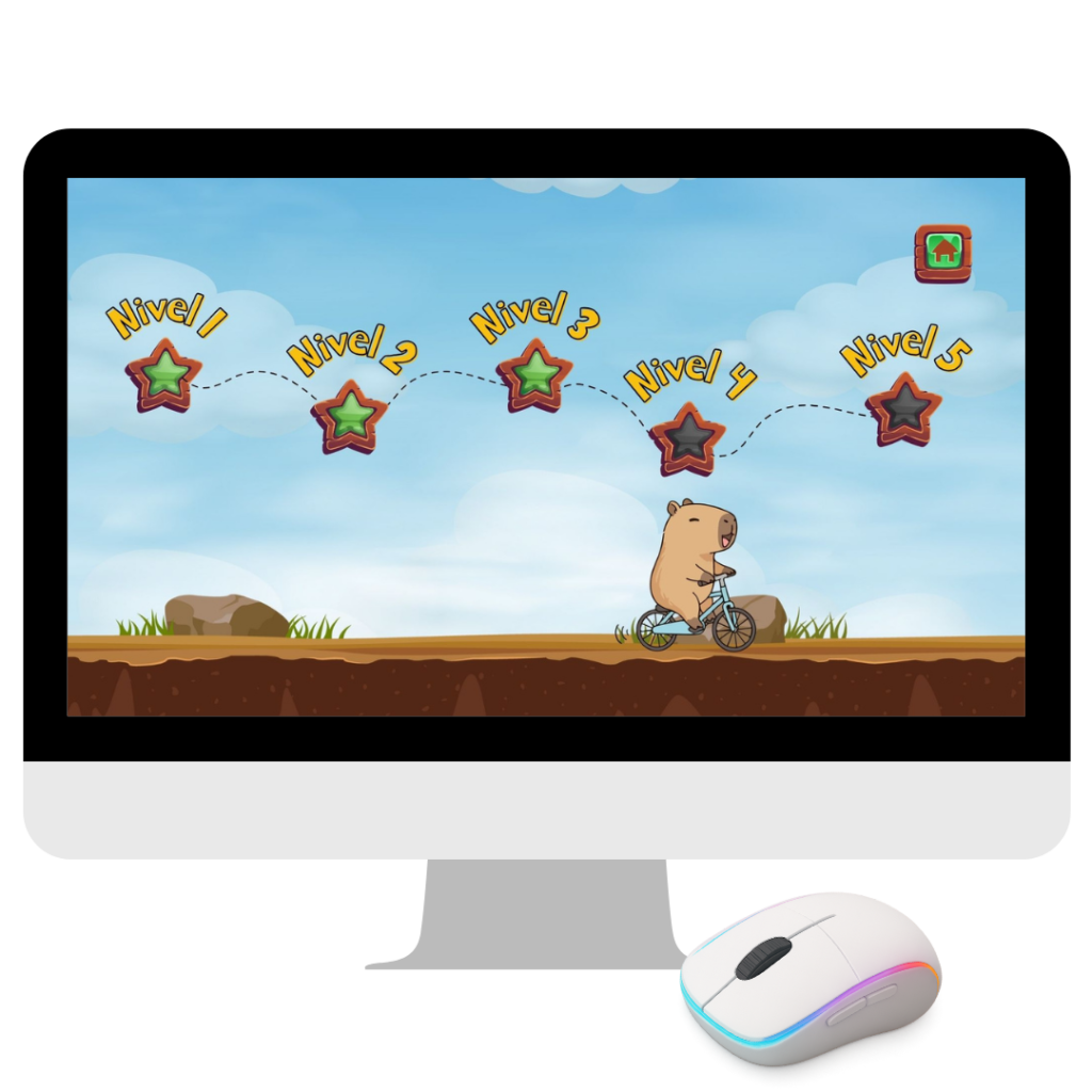 Capybara music resources featuring printable music games for piano and ukulele students